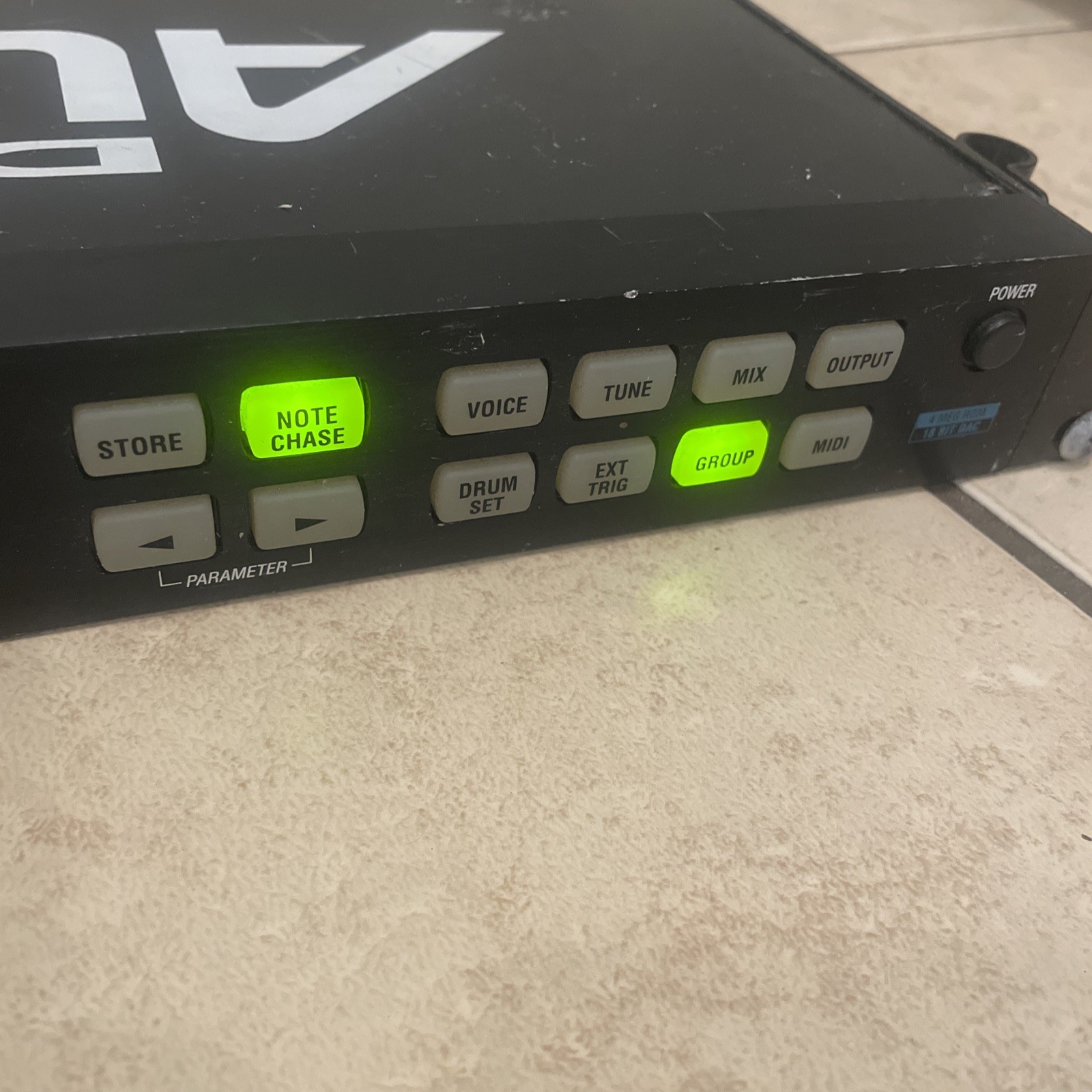 Alesis DM5 Electronic Drum Module Rackmount Machine ~ WORKING/No Backlight