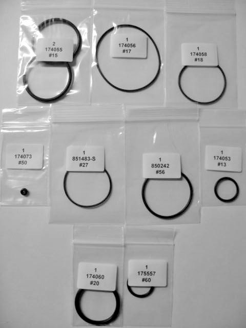Bostitch DWMC150 Type 1   O-ring Kit / R&S 031-66.5DWMC150