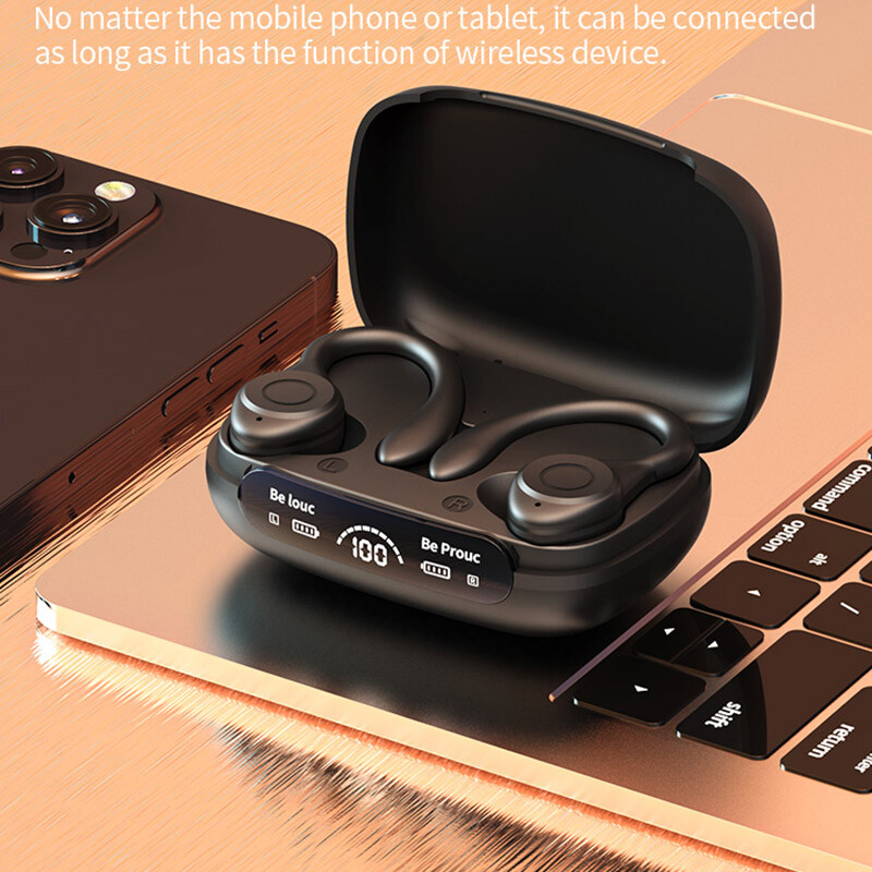 Sports Earhook Earbuds Headsets Bluetooth Wireless for iPhone/Android Cellphone