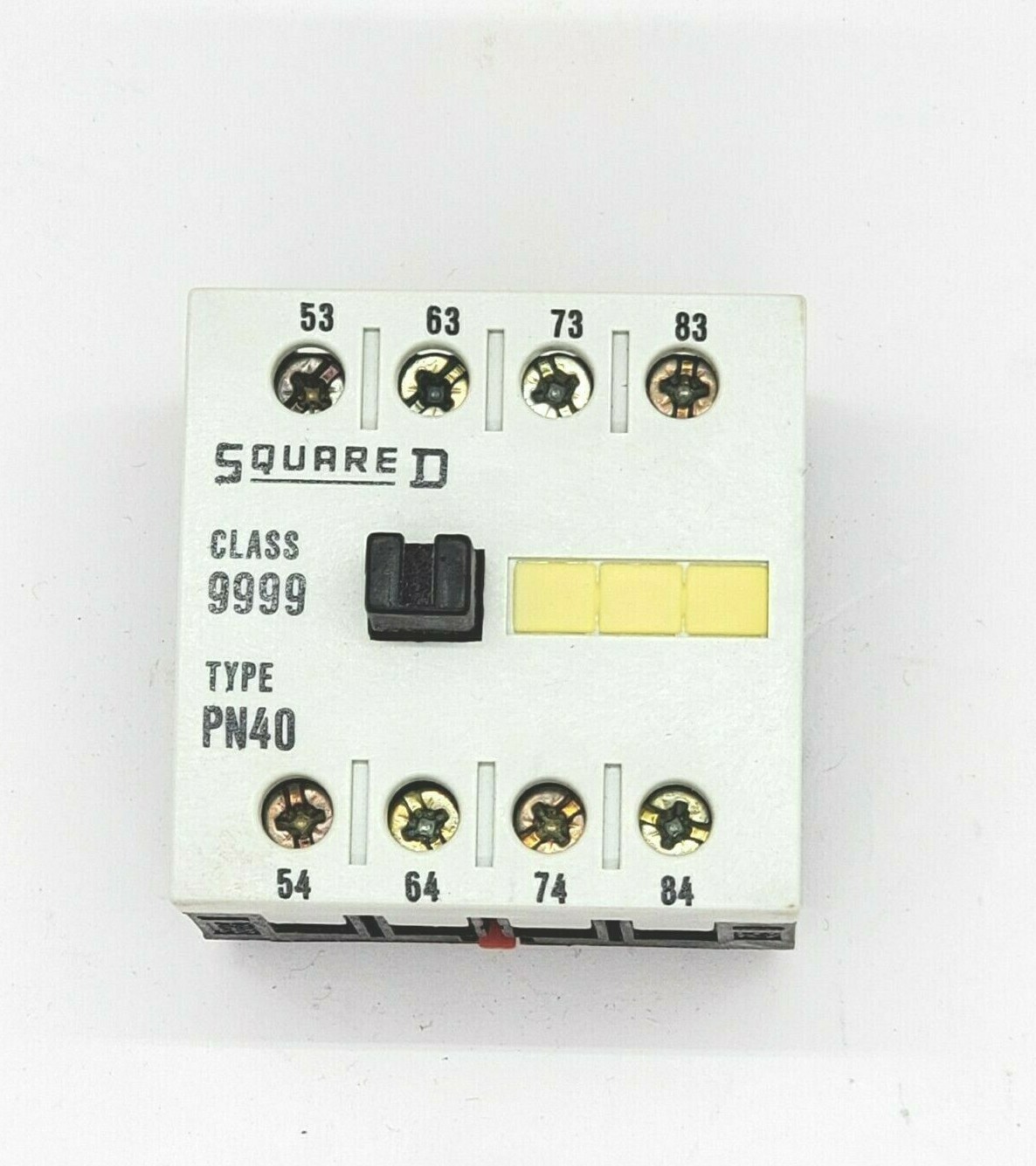 SQUARE D CLASS 9999 TYPE PN40 AUXILLIARY CONTACT BLOCK *UT26