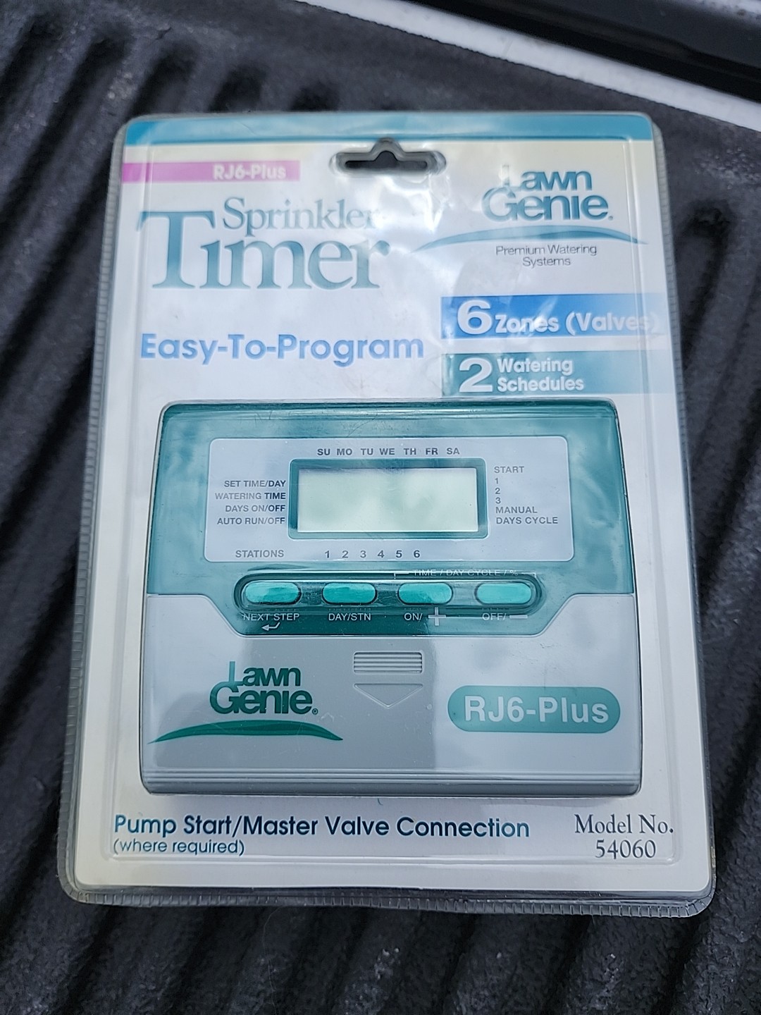 NEW Lawn Genie RJ6-Plus 54060 NOS Sprinkler Timer
