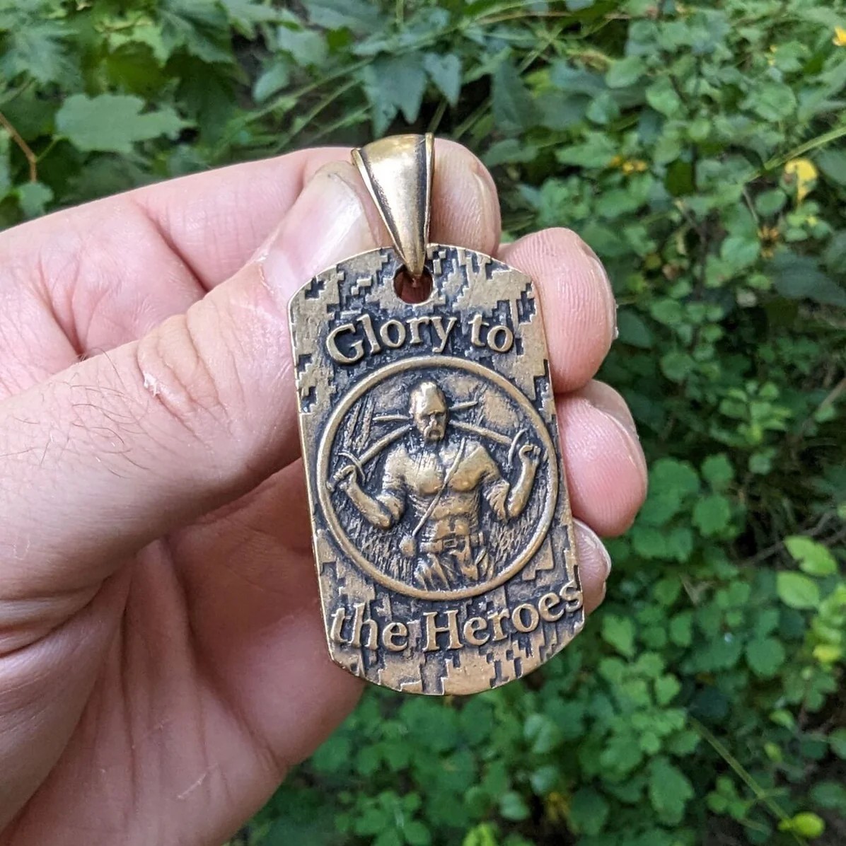 Ukraine Armed Forces pendant Cossack Military Morale amulet Ukrainian army