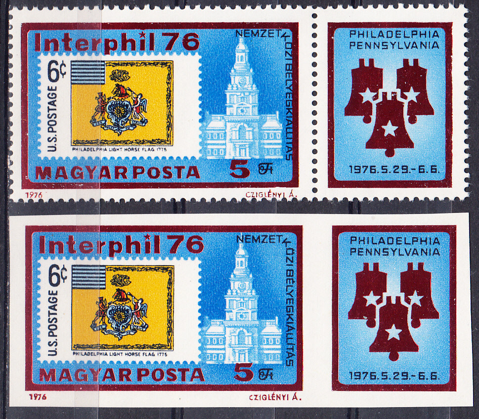 W HUNGARY 2421+2421v INTERPHIL