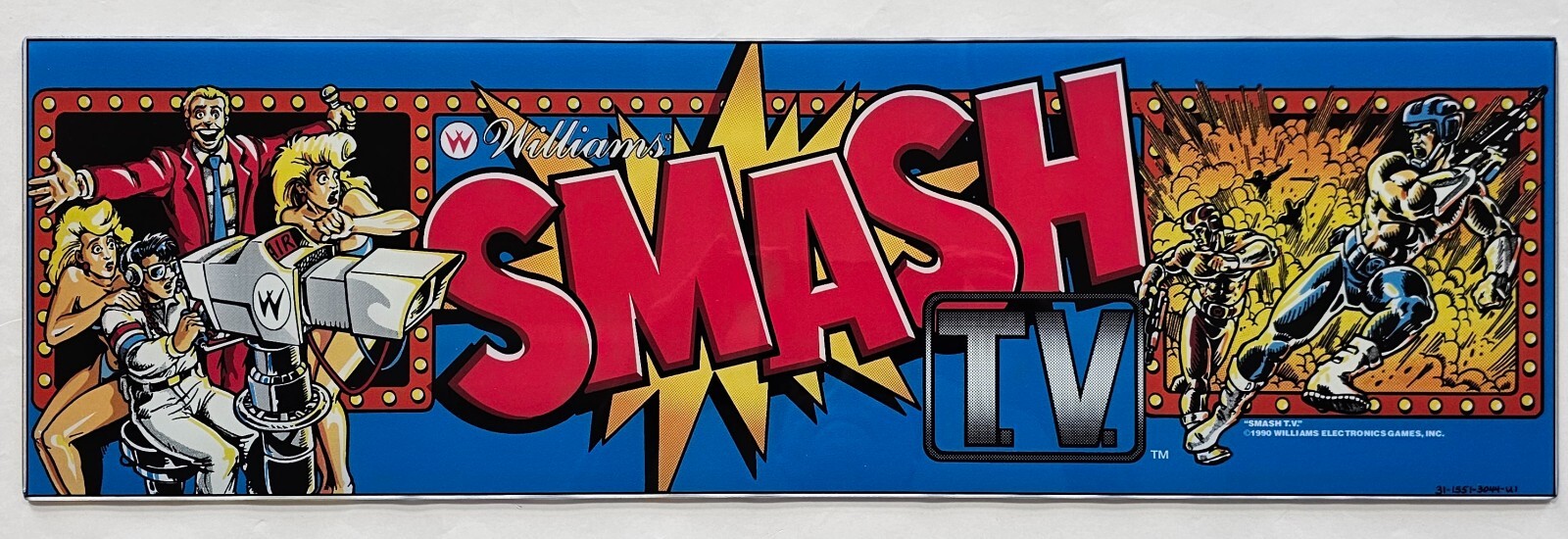 SMASH TV Glass Marquee NOTHING ELSE LIKE IT!  PA EXCLUSIVE