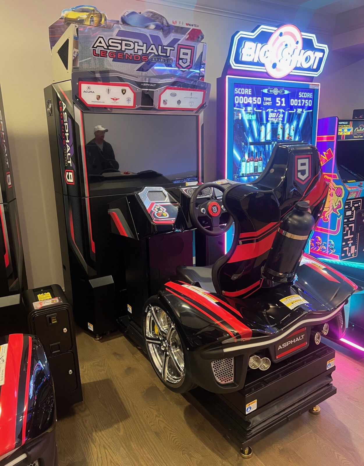 ASPHALT LEGENDS 9 DX MOTION ARCADE MACHINE SIMULATOR by IGS (Excellent)
