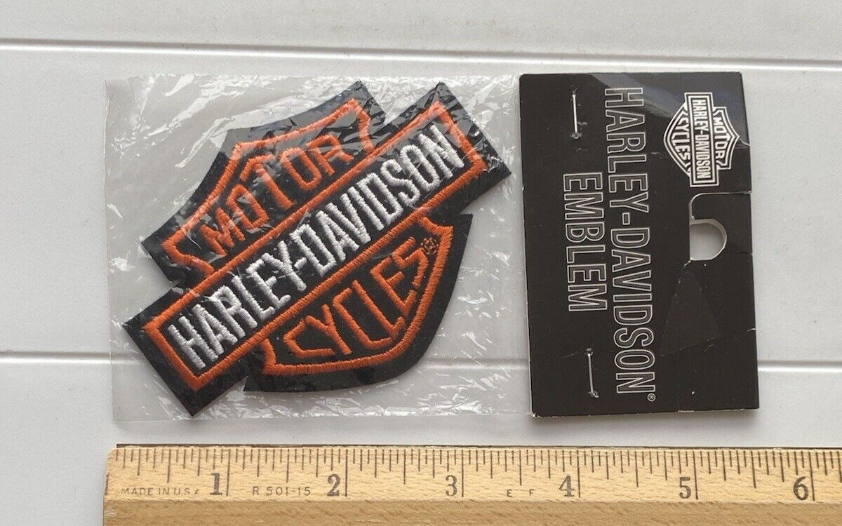 NIP Harley Davidson Motorcycles Logo Emblem Crest Souvenir Embroidered Patch