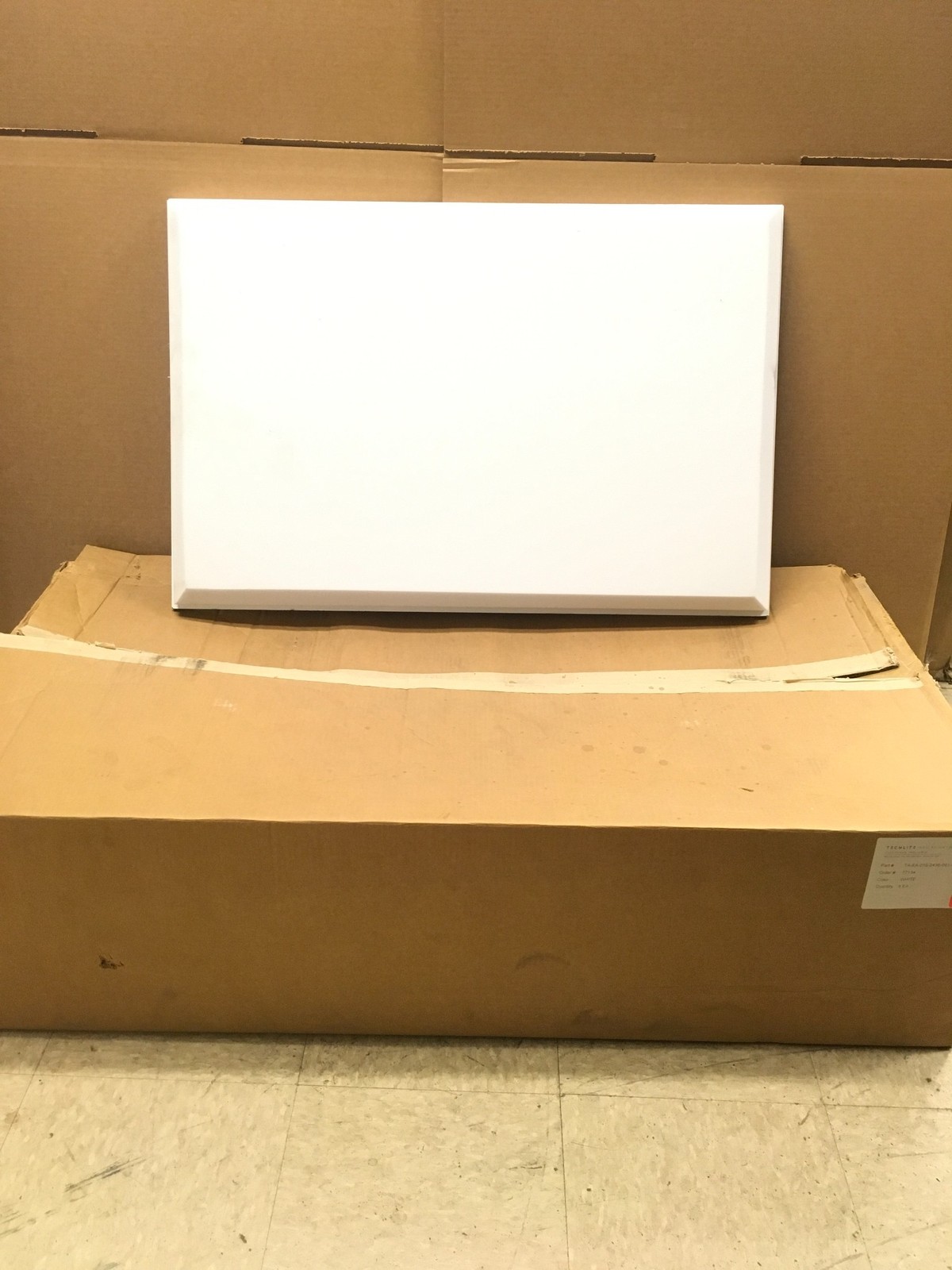 NEW Box of 5x TechLite Insulation Acoustic Ceiling Panels White TA-EA-016 24x36"