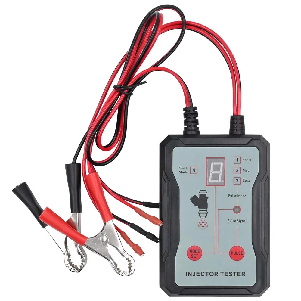 12V Fuel Injector Tester & DIY Cleaning Tool Test Two Injectors Simultaneously