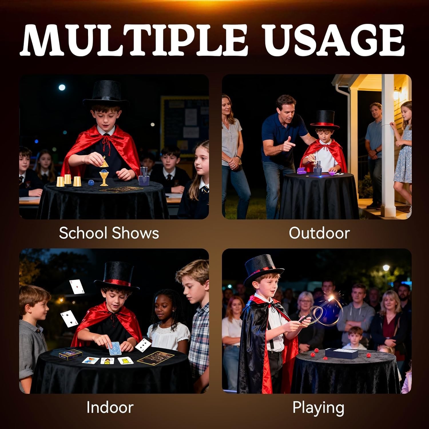 300+ Magic Tricks Kit for Kids with Video Instructions