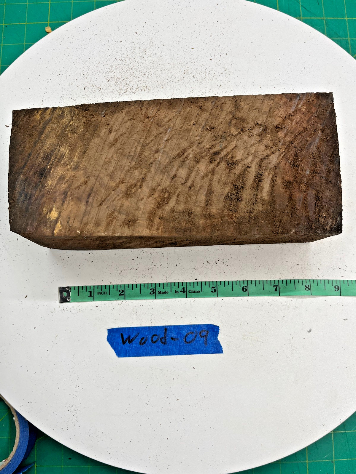 Walnut Burl Wood Block Handle Material For Knife Makers Knives - Unfinished
