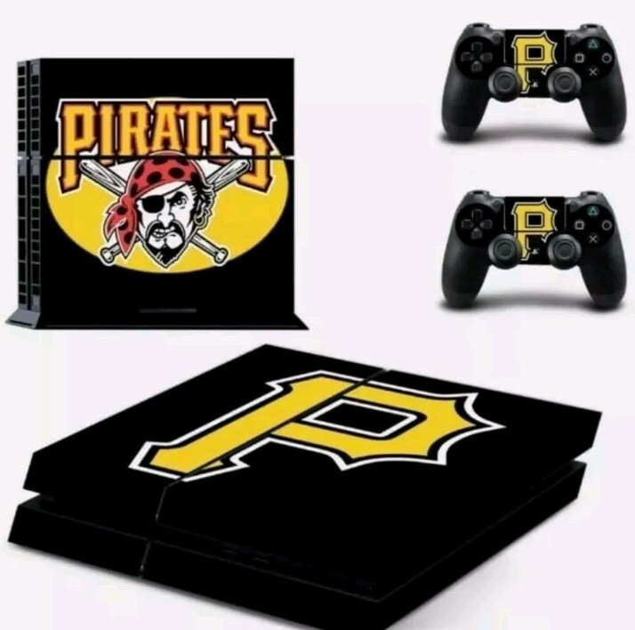 Pittsburgh Pirates PS4 Skin Sticker Decal Vinyl Console+2 controllers 0892