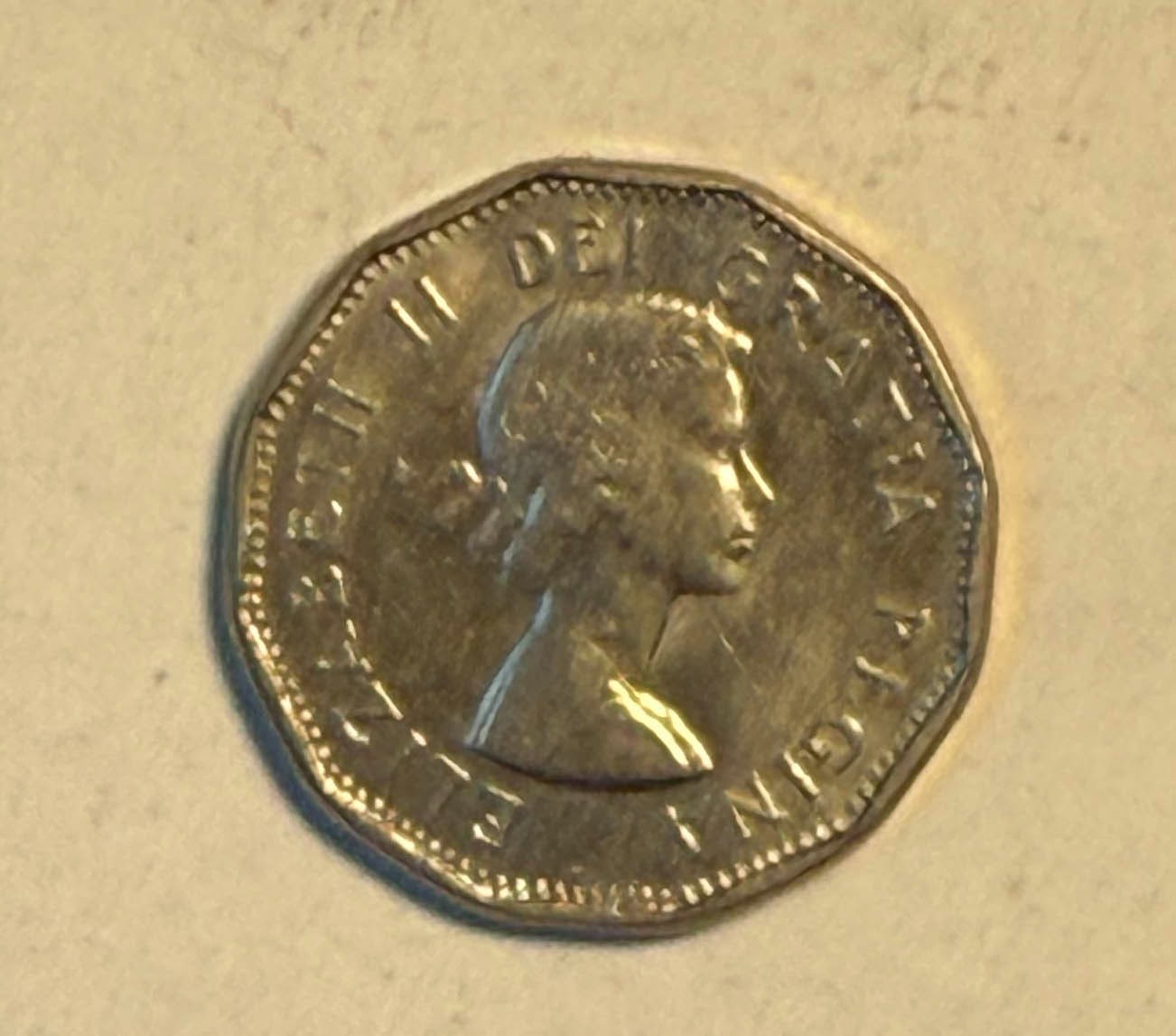 Canada 1961 - 5 Cents Nickel Coin - Queen Elizabeth II - Beaver