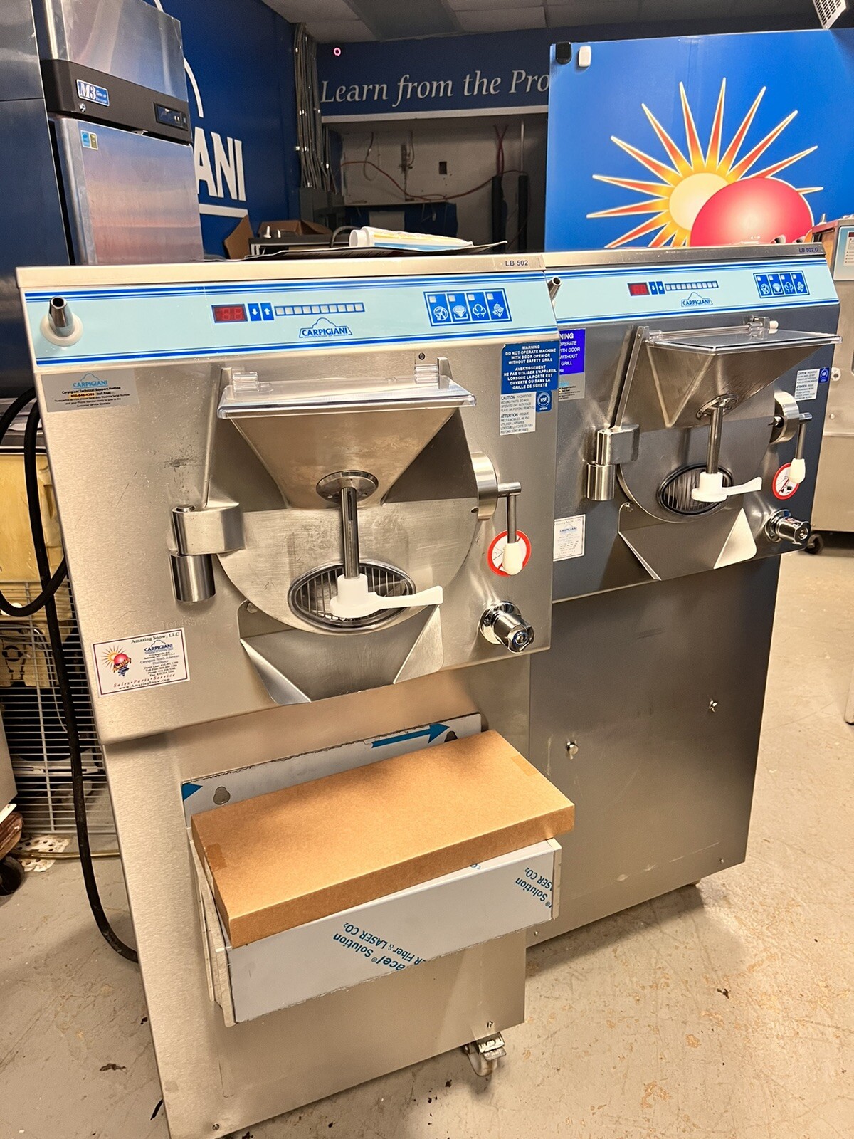 New Carpigiani LB502 Batch Freezer Ice Cream Italian Ice Water Cooled 3 PHASE