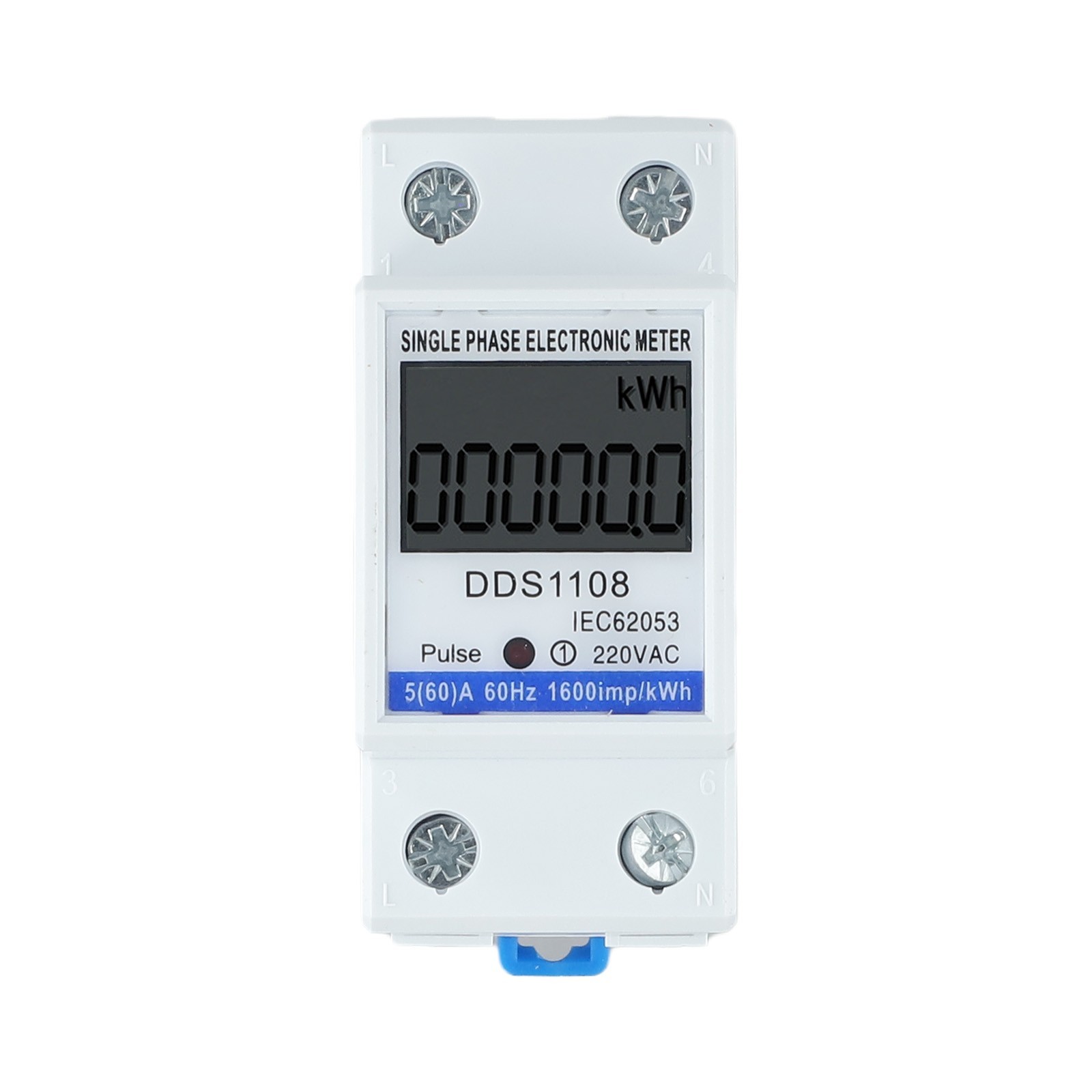 KWH Meter 220V 60A With Power Off Memory for PROTECTION And Flame Retardance