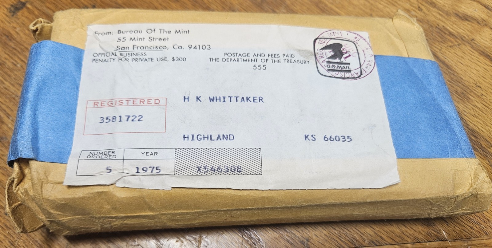 Five (5) 1975 US Mint Uncirculated Sets Bicentennial Coins ☆ORIGINAL SEALED BOX☆