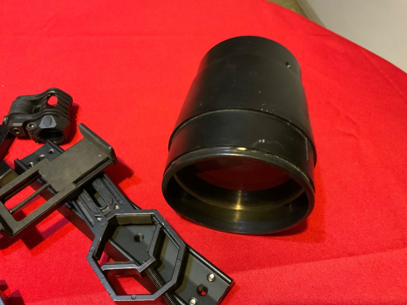 Miscellaneous Optic/bracket lens pieces for use with other parts-good condition