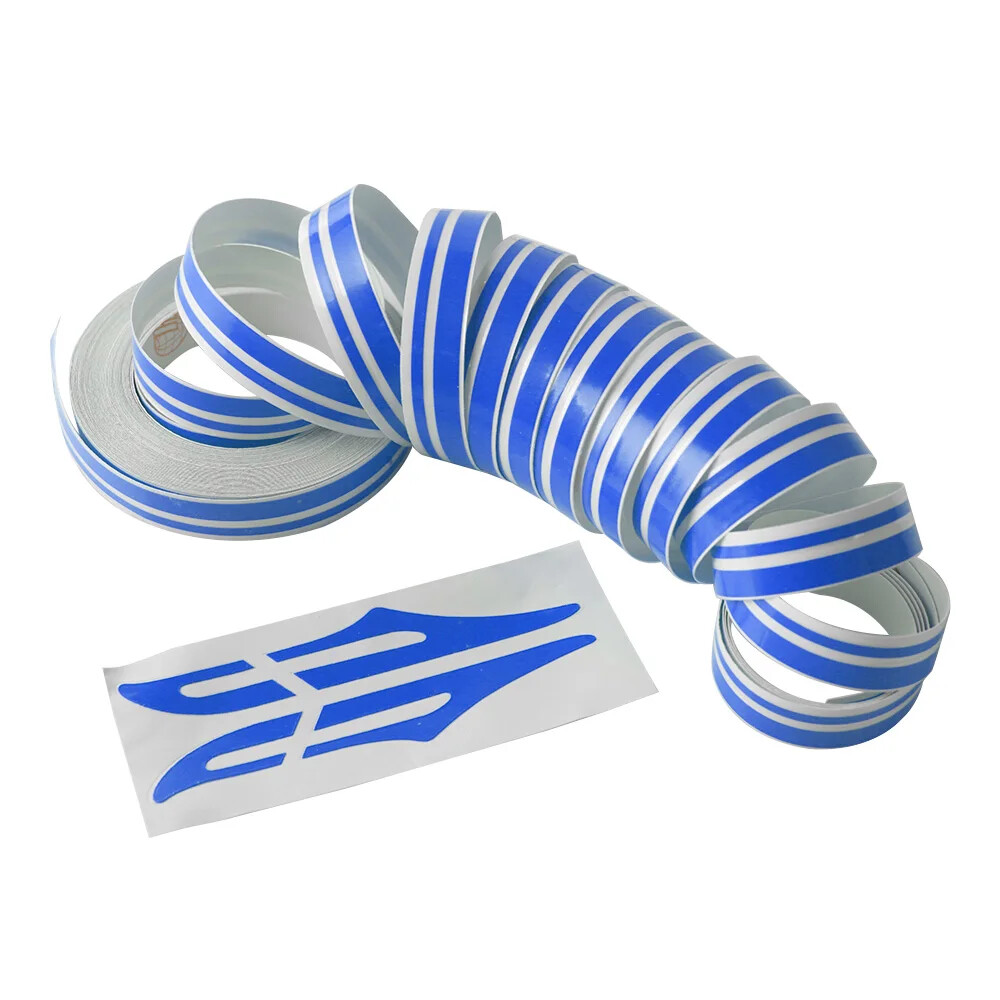 12mm Pin Stripe Tape Decal Vinyl Car Stickers Steamline Motorcycle Car Accessory
