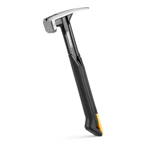 ToughBuilt Steel Rip Hammer 16oz Smooth Straight Claw Large Rubber Handle Magnet