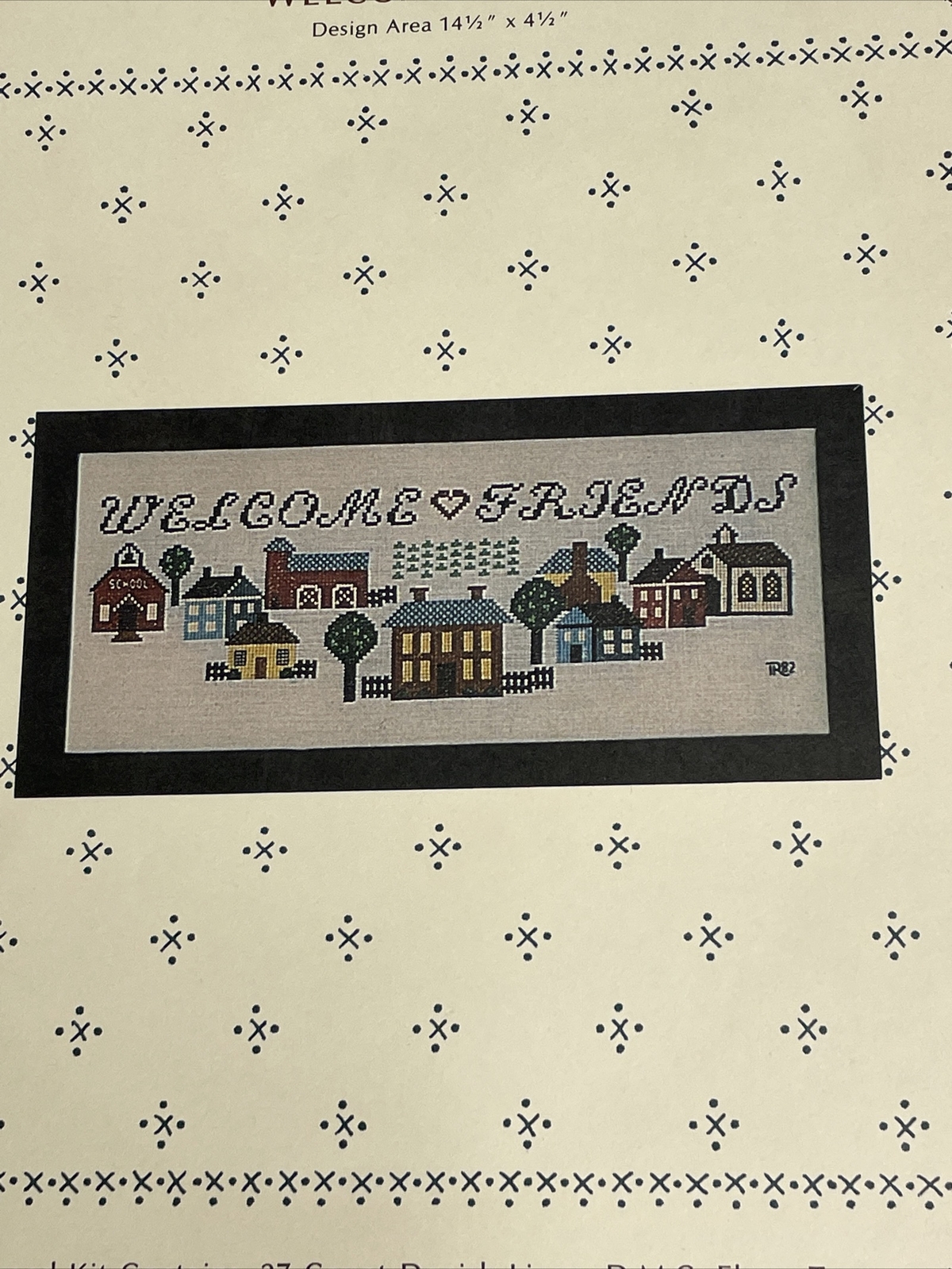 Pat Rogers Welcome Friends Cross Stitch Pattern