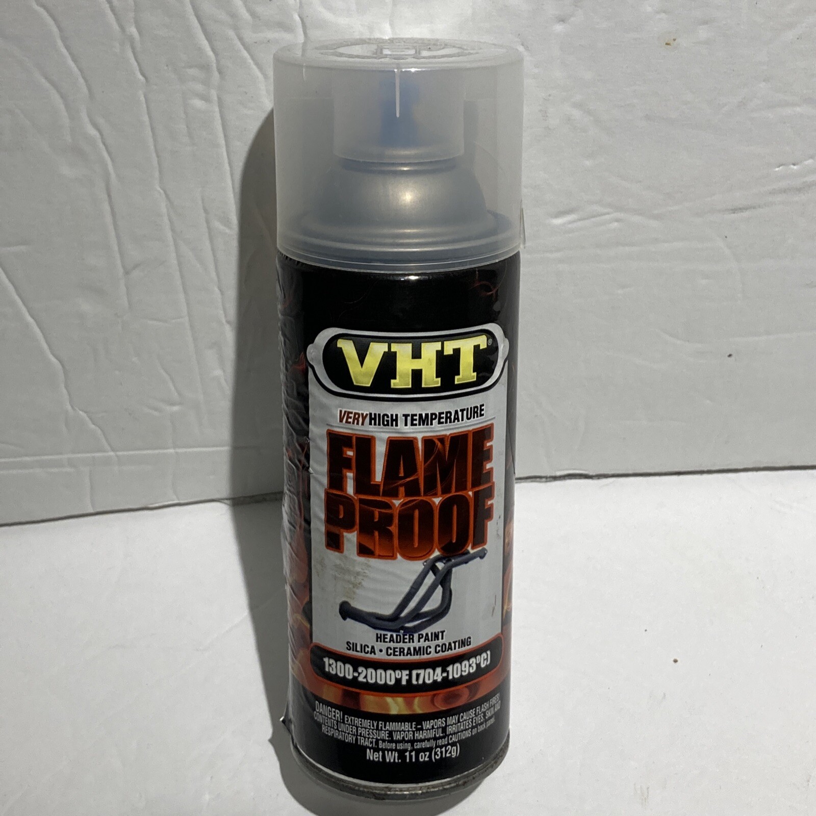Engine Header, Paint Satin Silica Ceramic Coating 11oz VHT SP115 Shakes Well