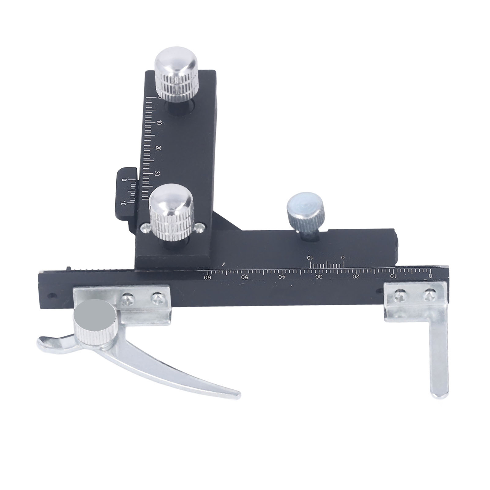 Microscope Movable Caliper Ruler Mechanical X-Y Movable Stage With Scale