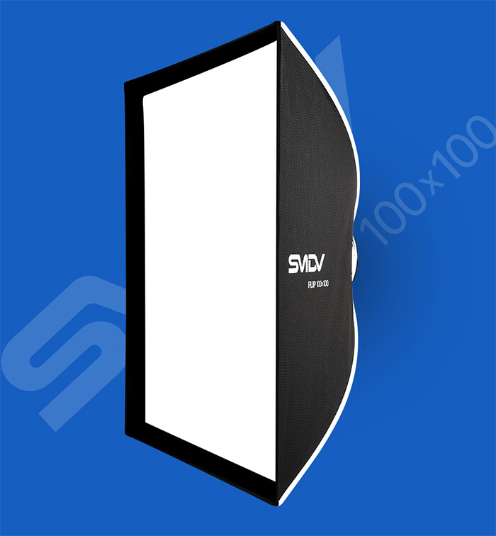 SMDV FLIP NEMO 100x100 Quick Soft Detachable Square Diffuser Speed-Box w/ Pouch