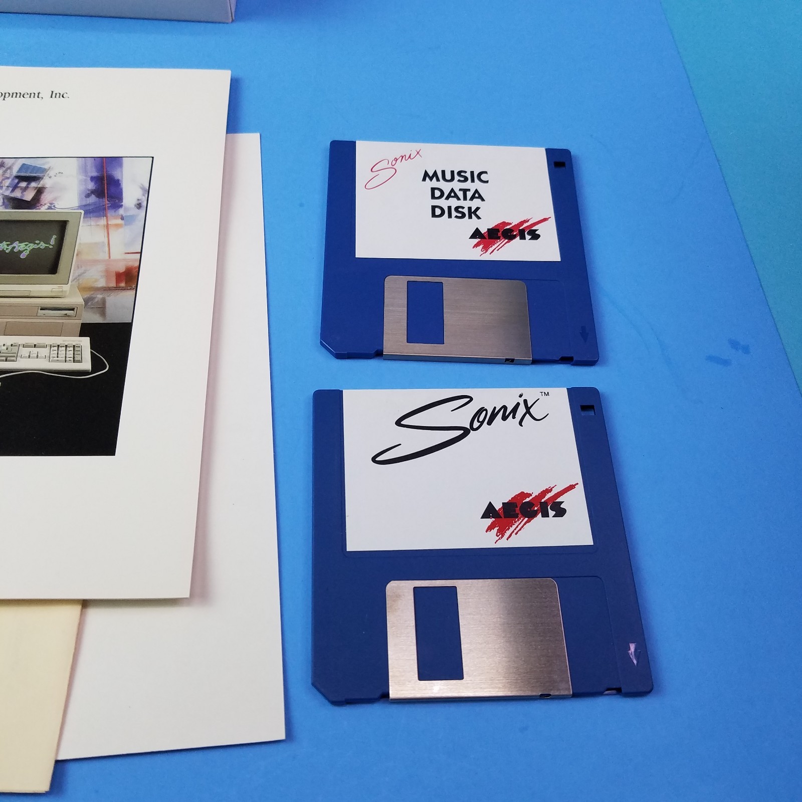 Aegis Sonix Music Composition For The Commodore Amiga Computer software