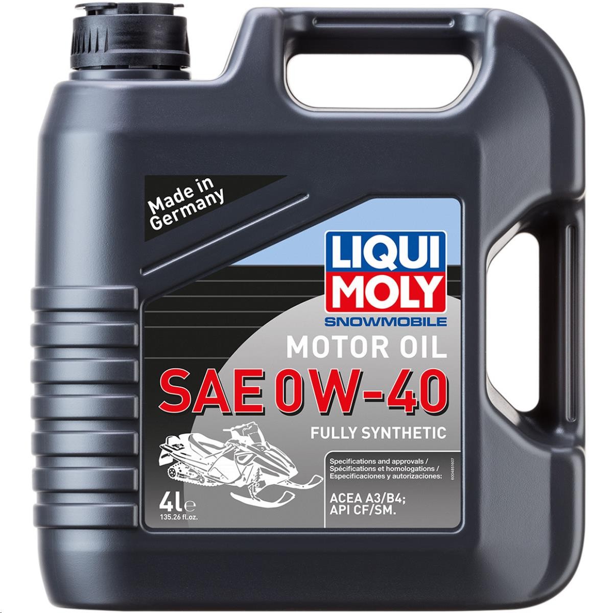 Liqui Moly 20150 4T Synthetic Snowmobile Motor Oil - 0W-40 - 4L.