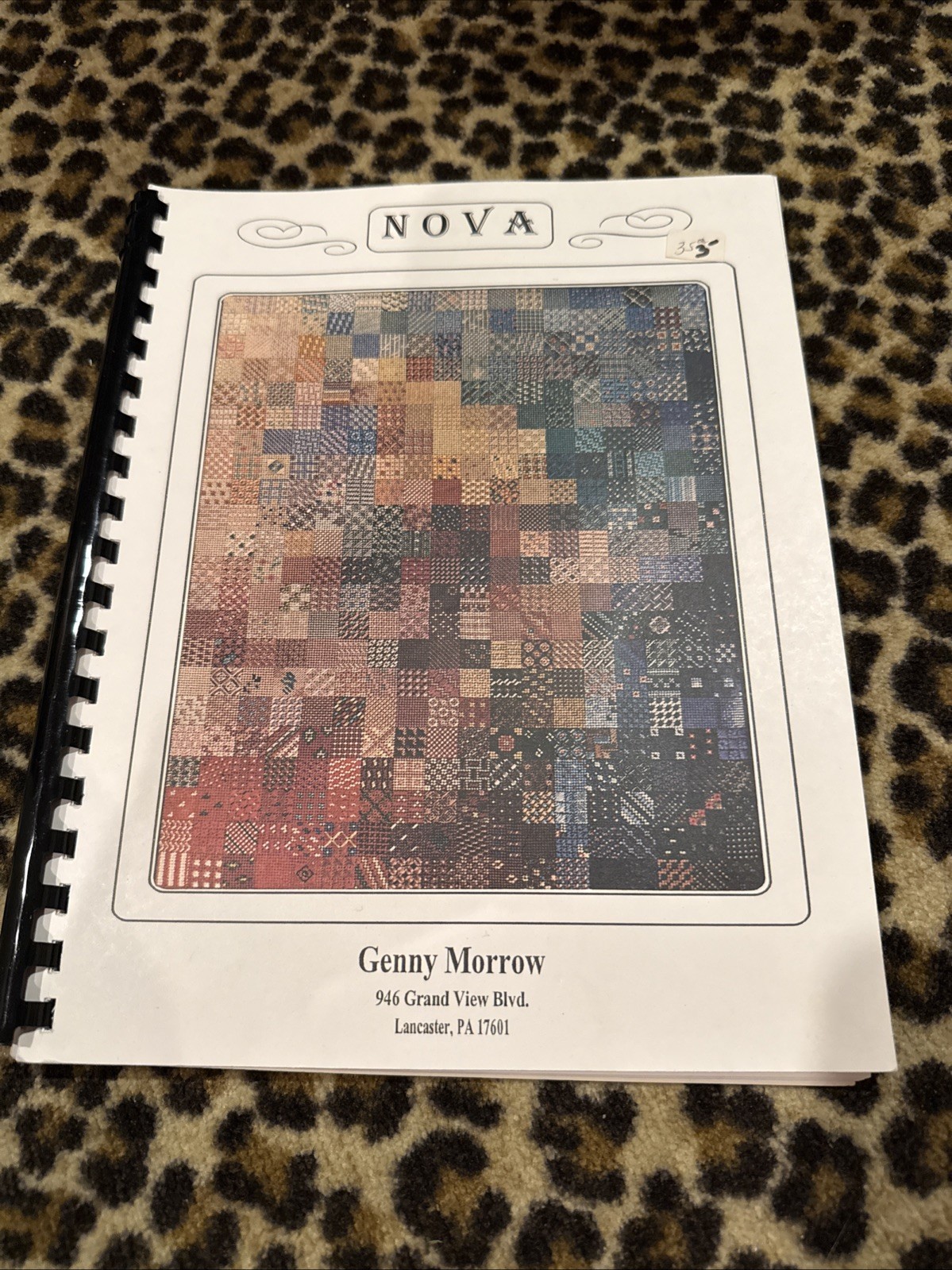 Genny Morrow Designs NOVA Counted Canvas Needlepoint Pattern Book