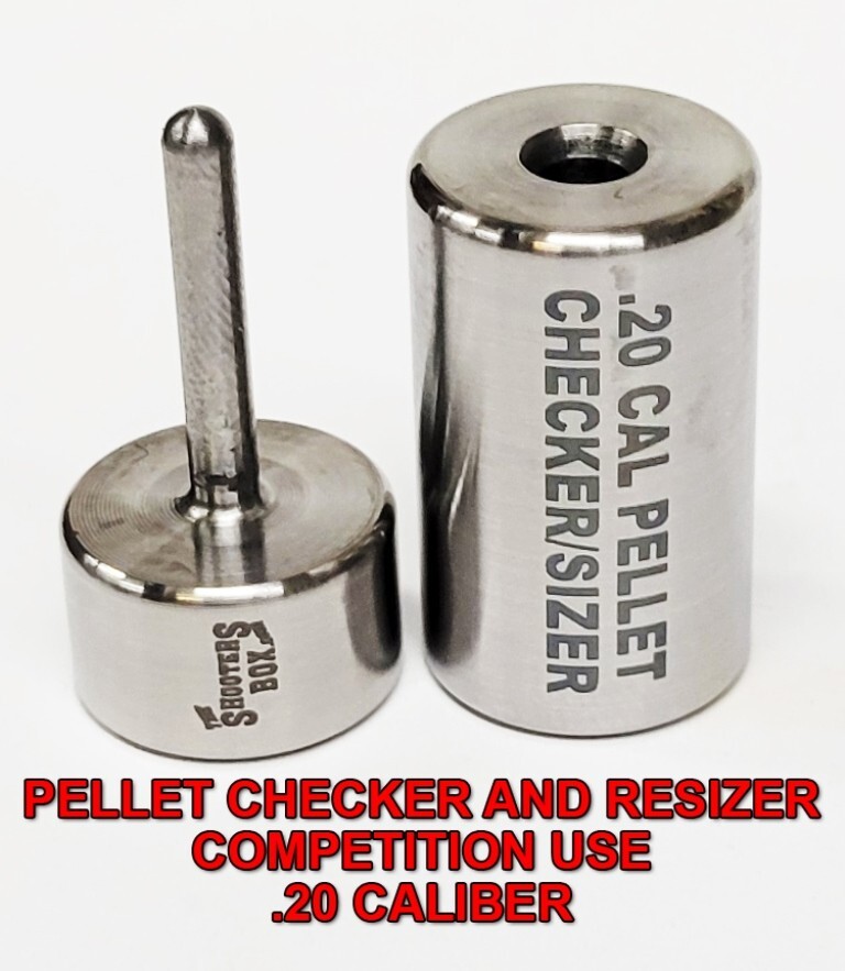 Pellet Resizer/Checker .20 Cal - Sizer - Stainless Steel - USA Made - Free Ship!