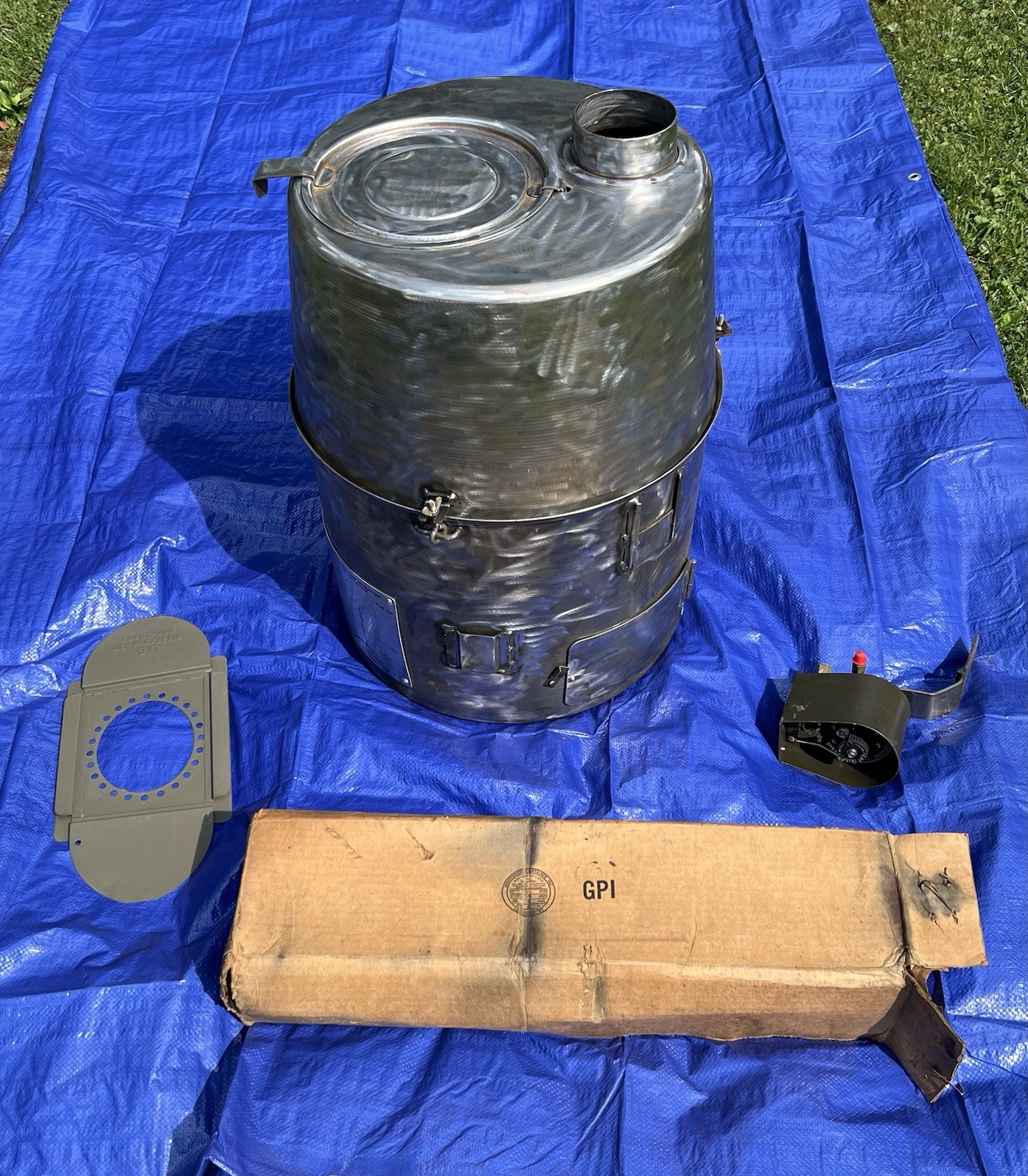 Military H45 Tent / Space Heater. Multi fuel Burner. NSN 4520-01-329-3451.