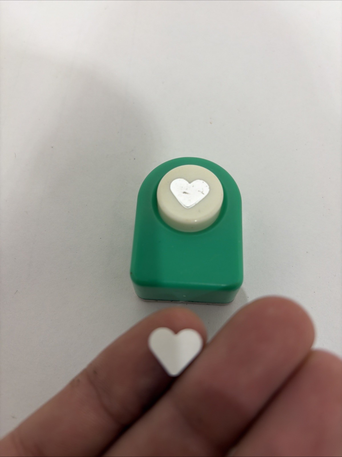 Paper Heart  Paper Punch Used Cards Scrapbooking Small