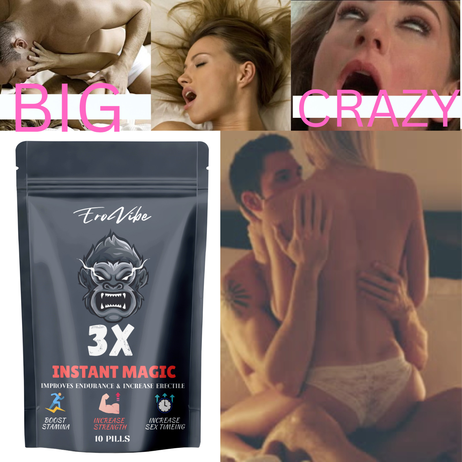 Herbal Sex Capsules for Sex Power Stay Hard Last Longer Delay Premature longs