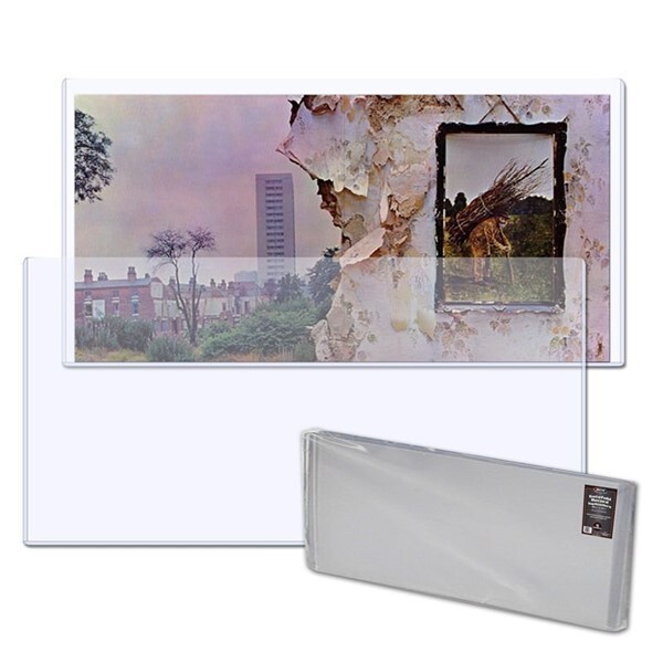 Pack of 5 BCW Gatefold 33RPM Vinyl LP Record Double Album Rigid Topload Holders