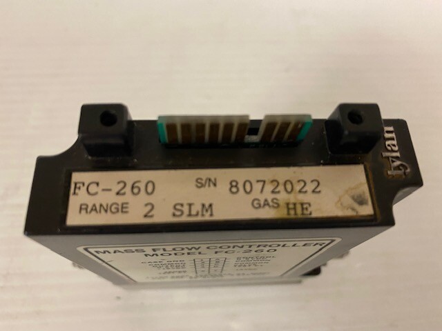 TYLAN MASS FLOW CONTROLLER FC-260, 2 SLM HE