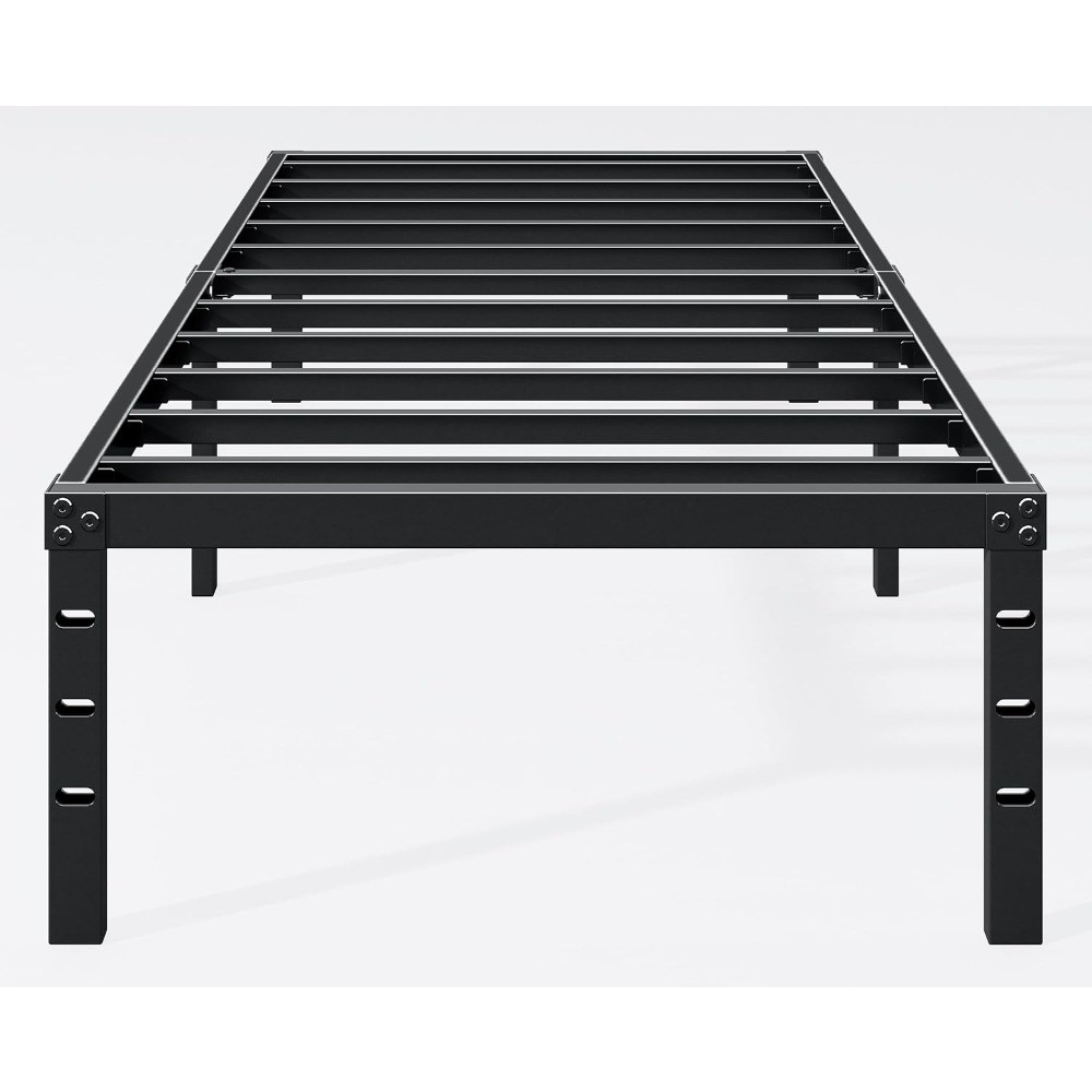 Twin Bed Frame 18 Inch Heavy Duty Metal Platform No Box Spring Needed Underbed