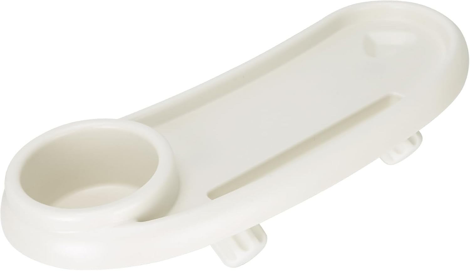 Stroller Snack Tray for Nuna With Cup Holder Phone Holder Easy Install White