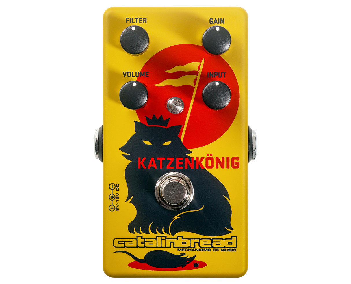 Catalinbread Katzenkönig Distortion/Fuzz + 2x Gator Patch Cable 3 Pack