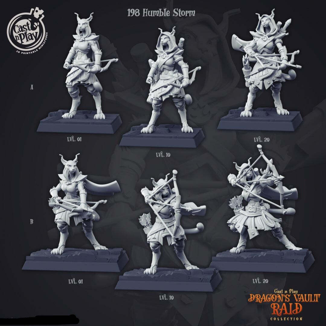 3D Printed Cast n Play Humble Storm Dragon's Hoard 28mm 32mm D&D