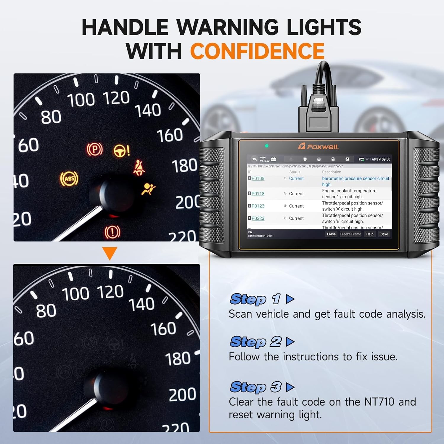 Foxwell NT710 for VW Audi Bidirectional OBD2 All System Scanner Diagnostic Tool
