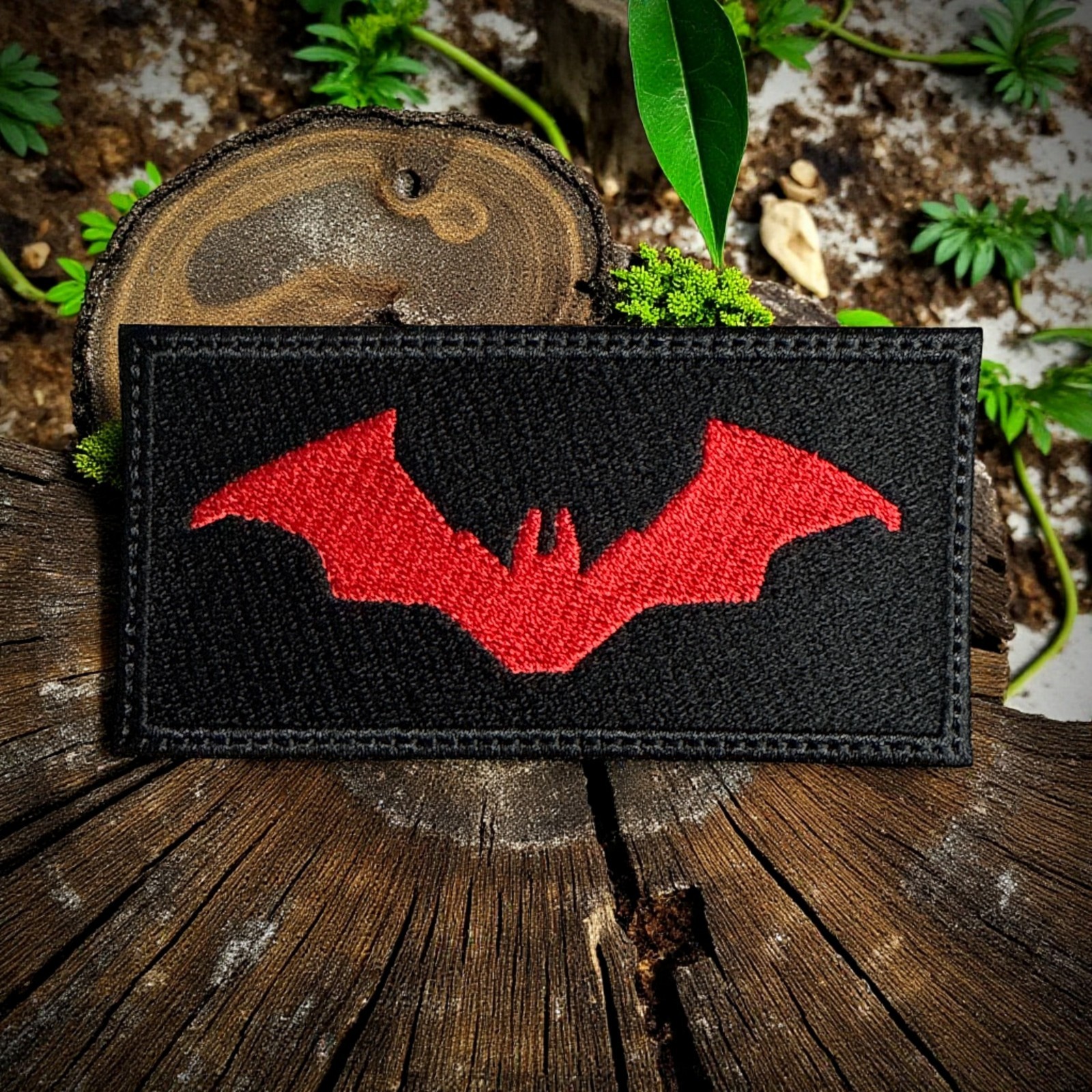The Bat Embroidery Patch 2" X 4"