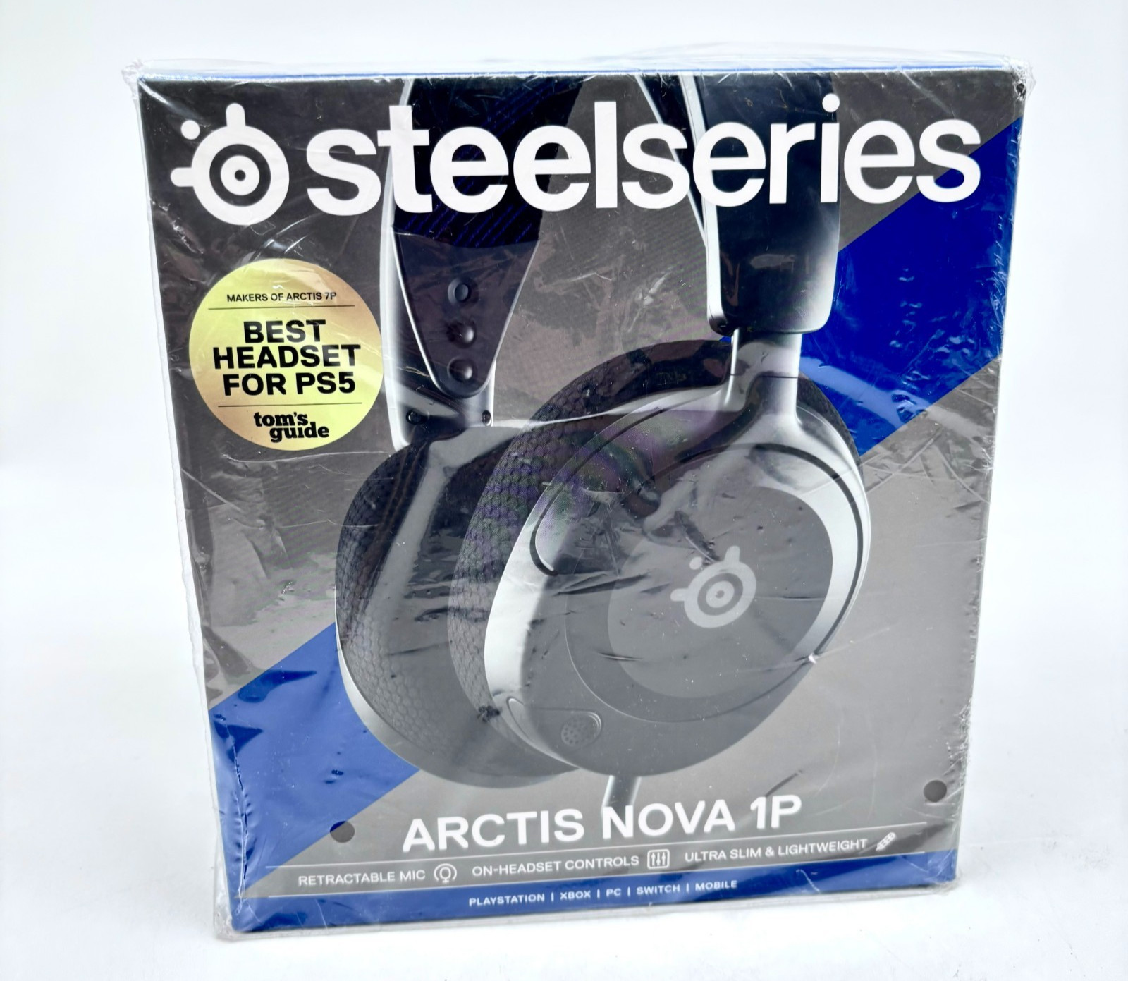 Steelseries Arctis Nova 1P Lightweight And Slim Gaming Headset Brand New