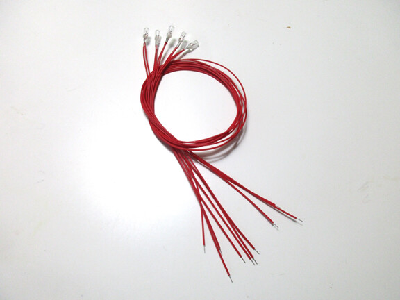 5 New Bulbs 6v 60ma 3mm 12" Vintage Receiver Grain of Wheat with Tracking #