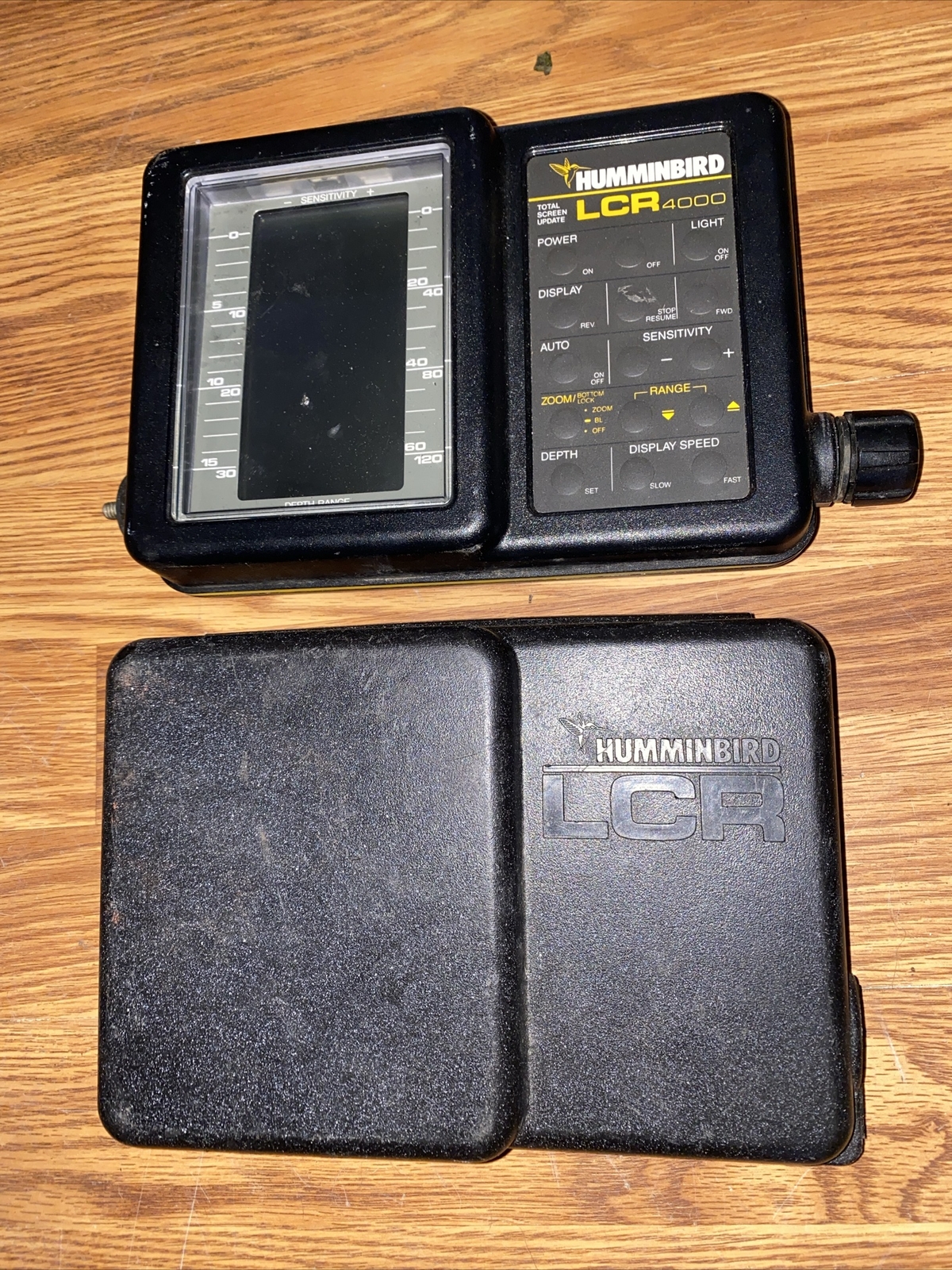 Humminbird Fish Finder LCR 4000 With Cover - Untested