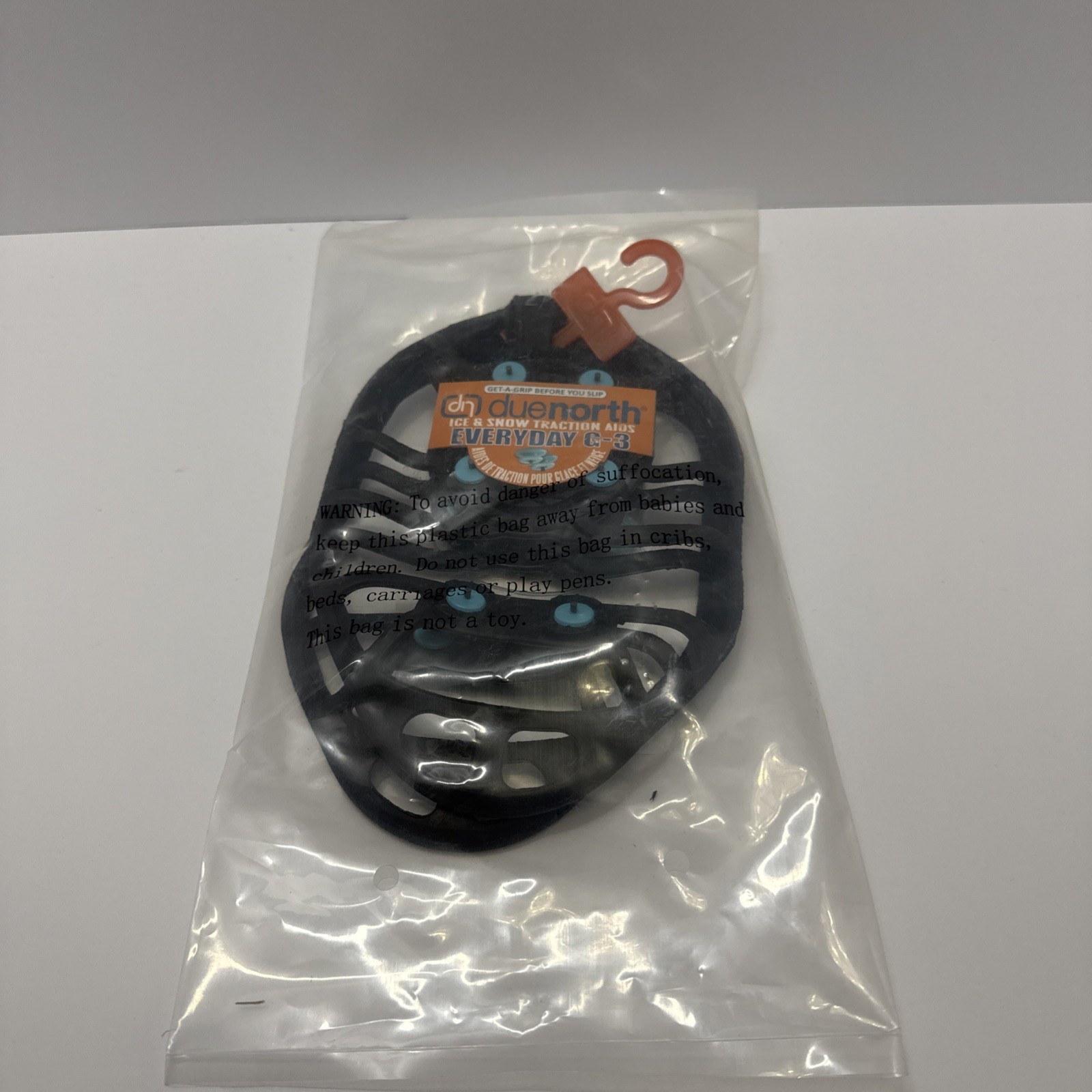 Due North Everyday Snow & Ice Shoe Traction Aid, Small/Medium, Black