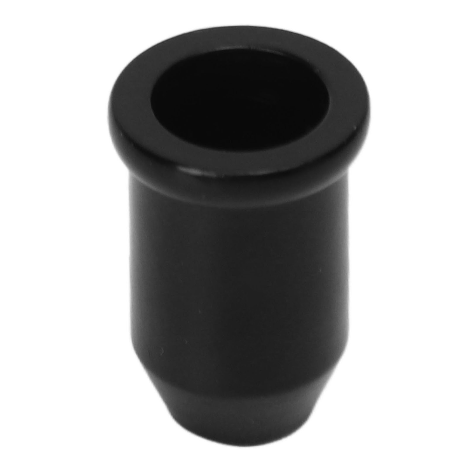 (Black)12x Guitar Ferrules String Cap Mounting Buckle Through Body Bushing ECA