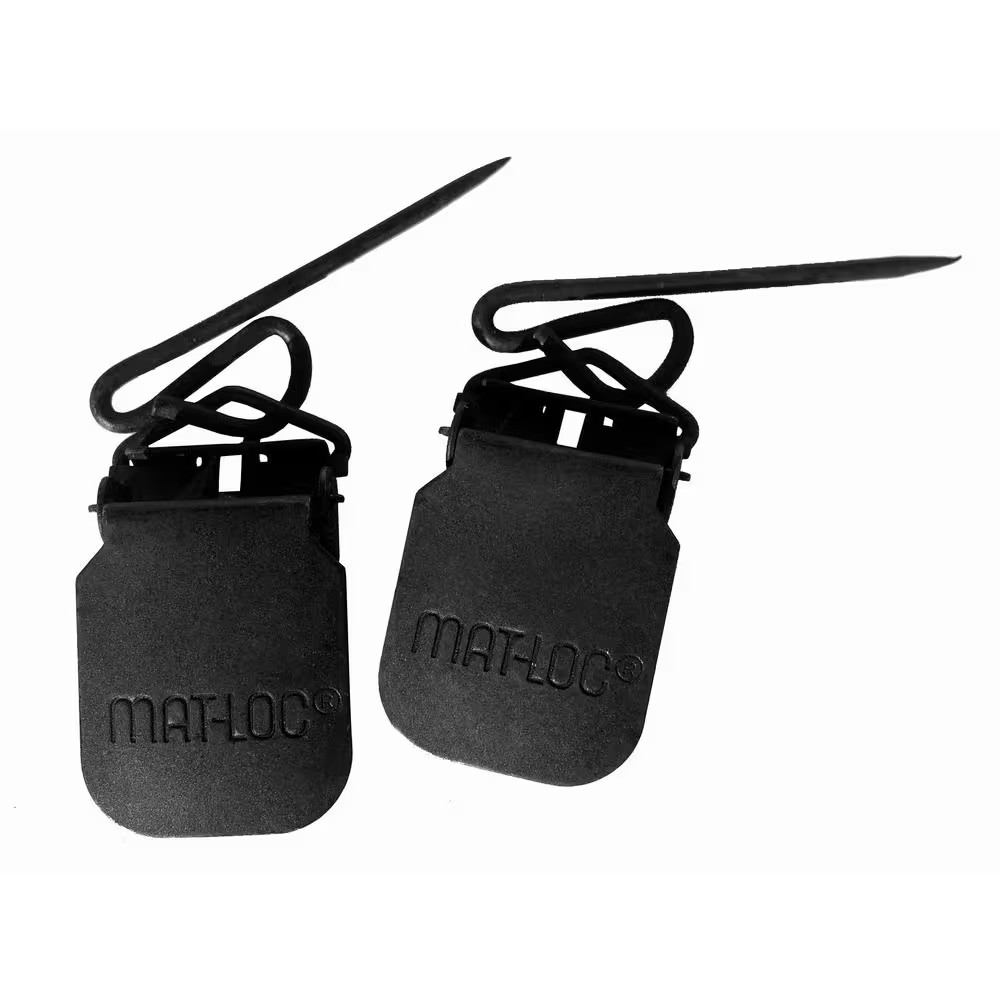 NEW Car Floor Mat Retention Clips 2-PACK Mat Loc Holders for Secure Fit & Safety