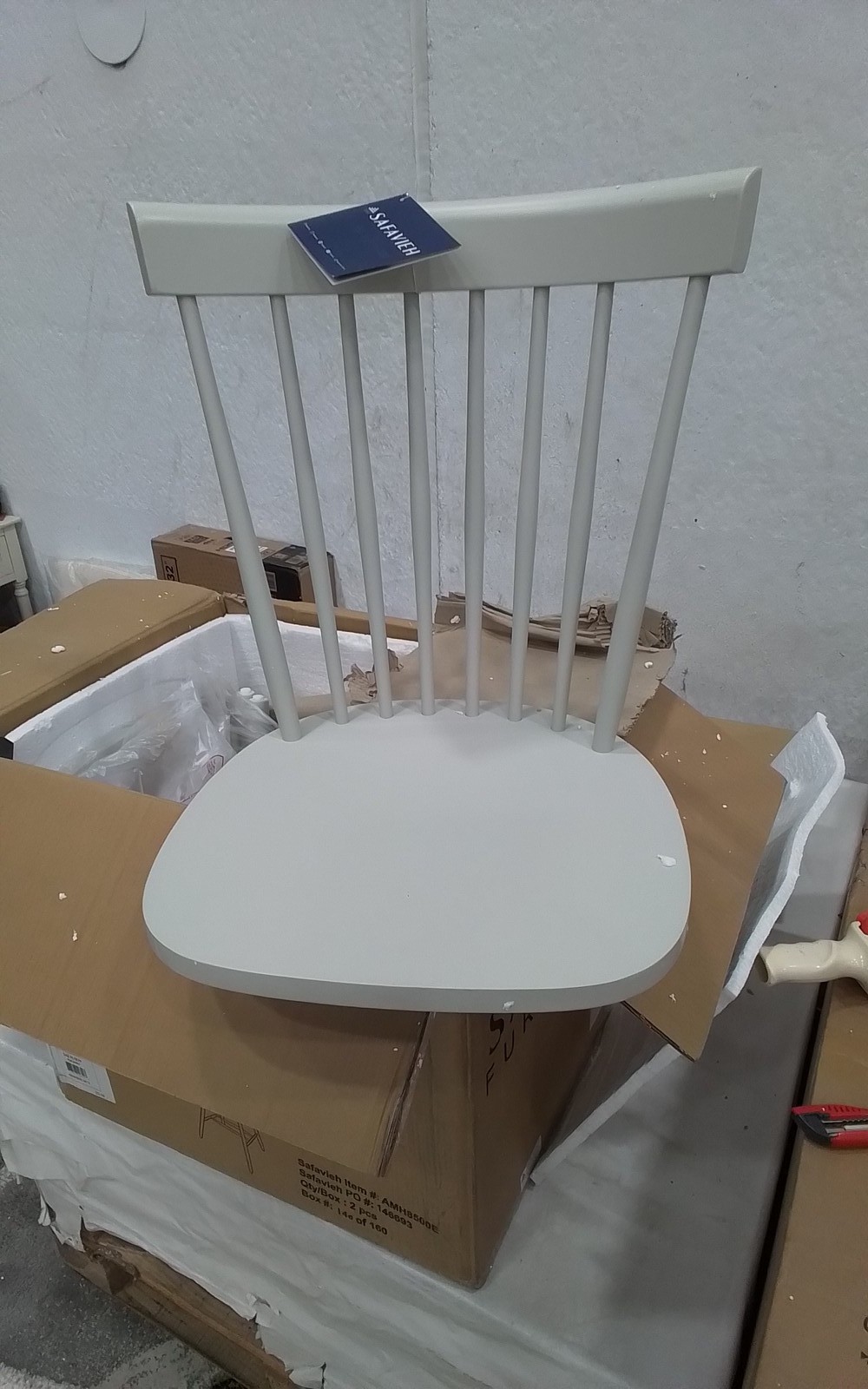 Safavieh PARKER SPINDEL SIDE CHAIR, Reduced Price 2172773561 AMH8500E