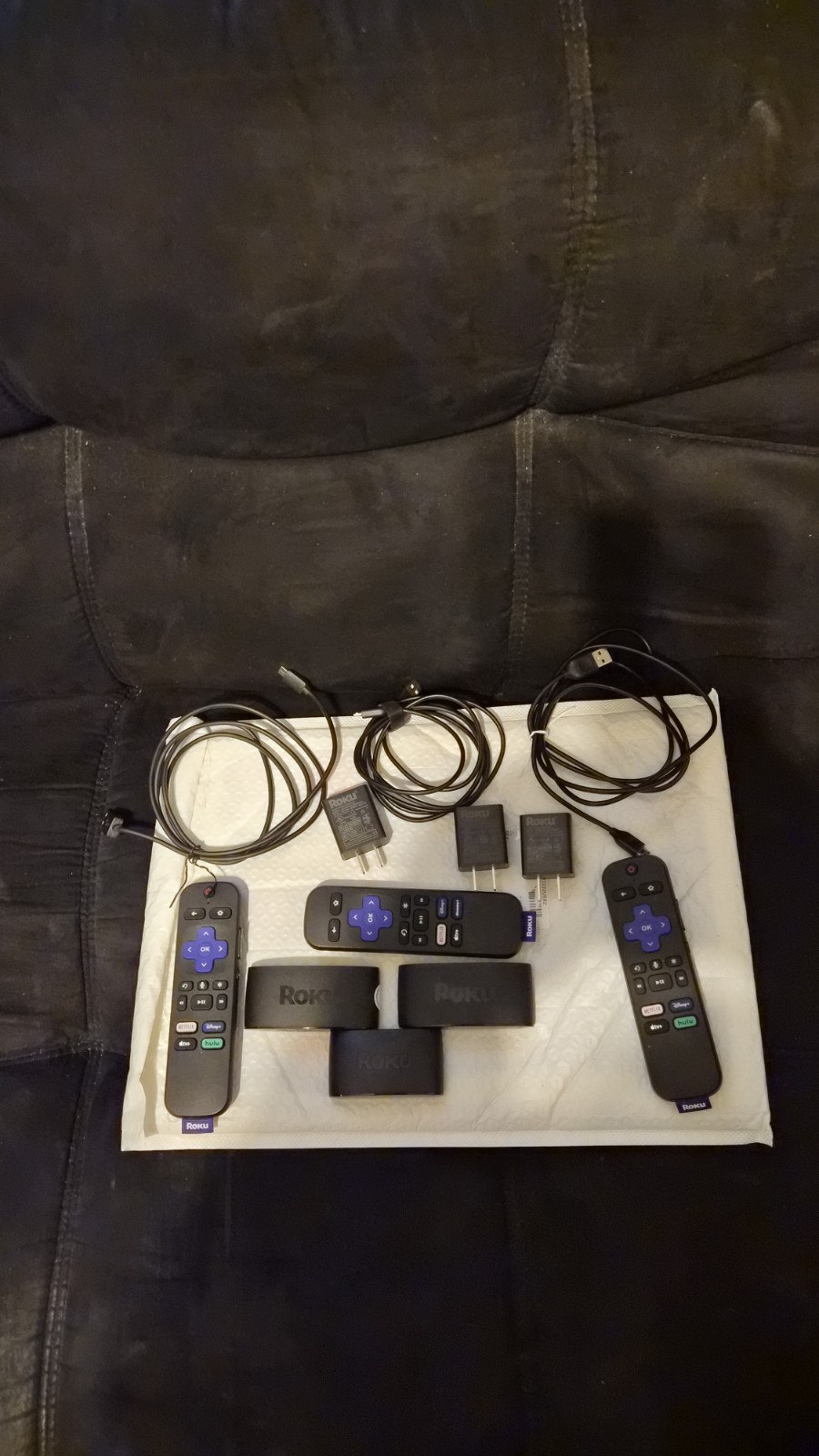 Roku Express 4K+ 3941 HDR Media Streamer x 2 plus 1 HD {please read Description}