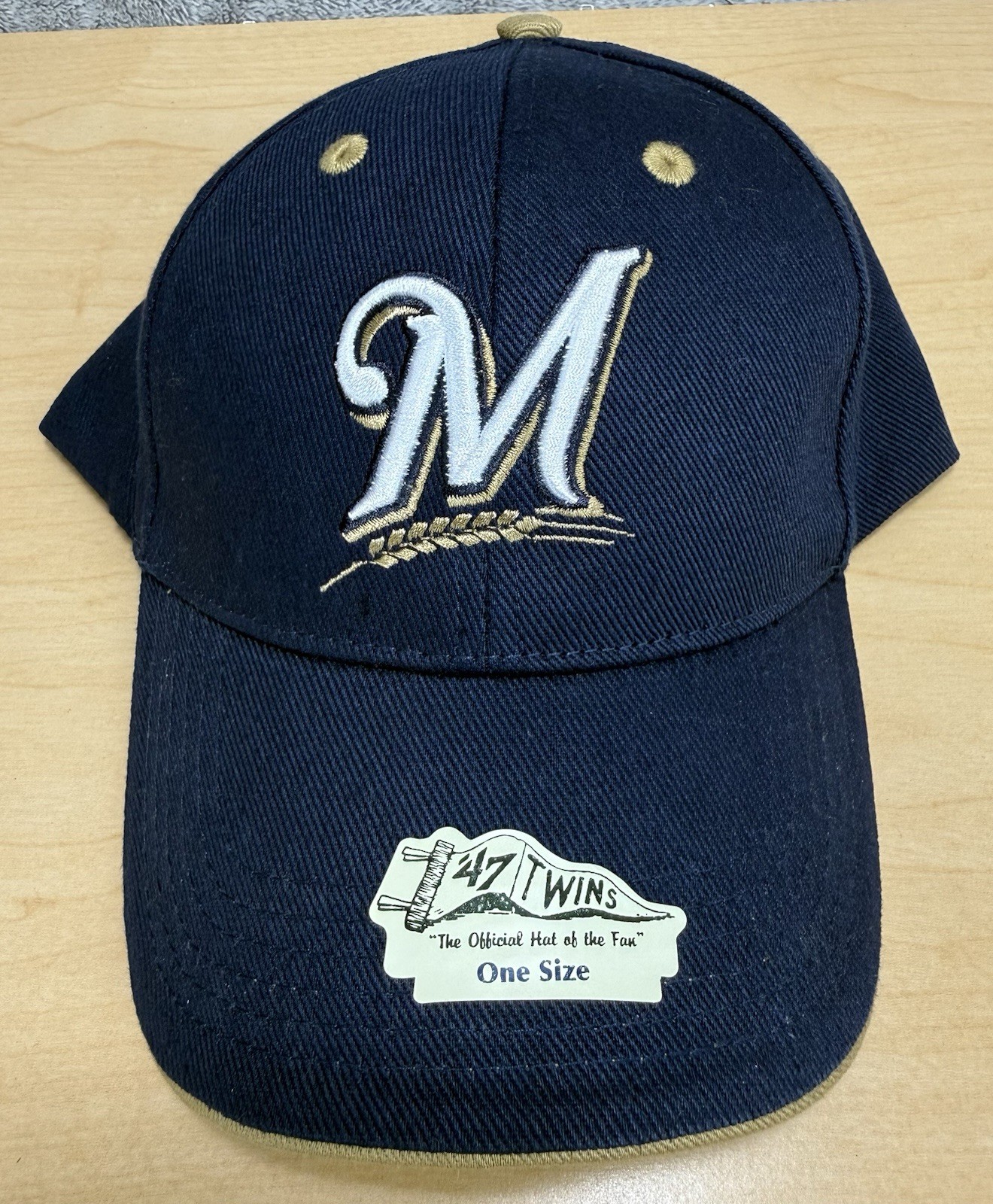 Milwaukee Brewers Hat Cap Strapback MLB BASEBALL Adjustable ‘47 Twins NWT